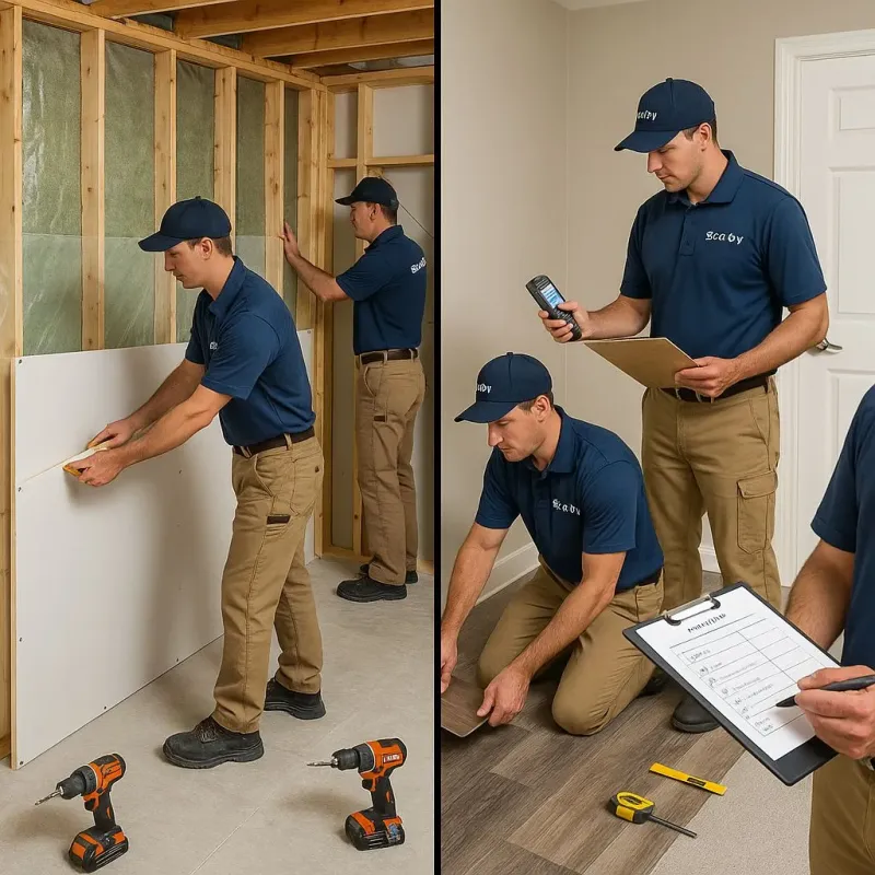 Repairs and Reconstruction process in Irwin, PA